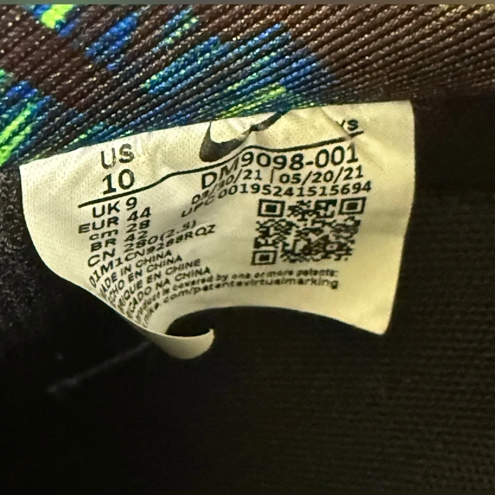 Air Force 1 Low 'Black Volt Grind Size 10 LNC